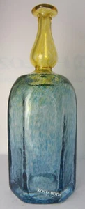 KOSTA BODA GLASS BOTTLE VASE Signed by Bertil Vallien c.1977 - Picture 1 of 16