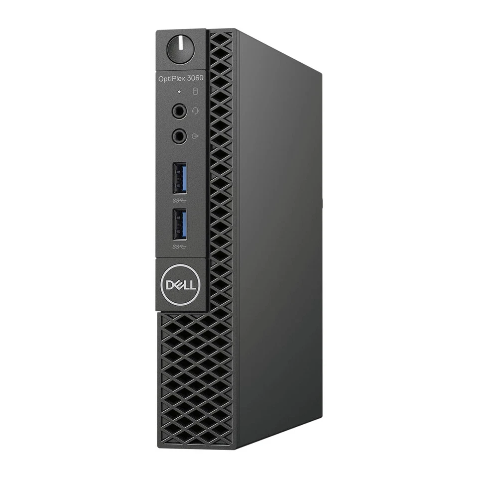 Dell OptiPlex 3060 Micro Core i3-8100T 8GB RAM 240GB SSD HDMI Windows 11 PC - Image 1 of 4