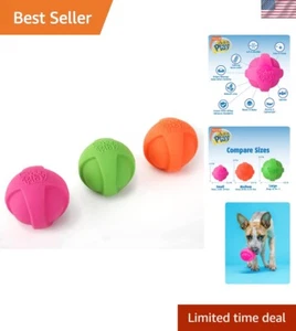 Durable Medium Latex Dog Toy 3-Pack - Indoor & Outdoor Squeaky Fun - Picture 1 of 11