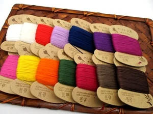 Naska Japanese SASHIKO Embroidery Thread 15 Colors 25m - Picture 1 of 6