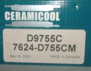 Juego de pastillas de freno de disco delantero, cerámica - cerámica Rotex Ceramicool D9755C - Imagen 1 de 2