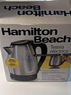Hervidor eléctrico Hamilton Beach 40880 1,7 L - plateado Foto 1 de 2