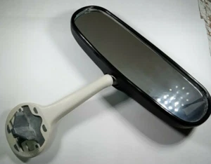 Interior Rear View Mirror Ivory Black Volkswagen T1 Bug Beetle 1968-1977 - Picture 1 of 2