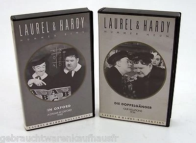 Laurel & Hardy Kollektion 2 VHS - In Oxford & Die Doppelgänger - Bild 1 von 4