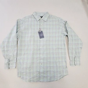 Camisa Daniel Cremieux Manga Larga L Colección Clásica Botón a Cuadros Grande Nueva con Etiquetas - Imagen 1 de 7