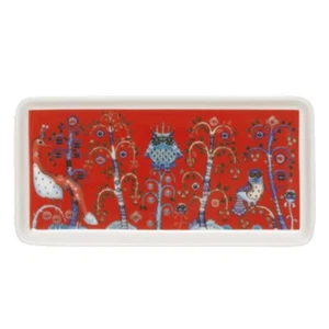 NEW iittala Taika Rectangular Plate Red 12.2x24.3cm - Picture 1 of 1