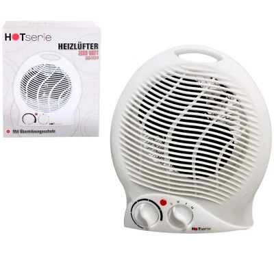 Heizlüfter Schnellheizer Heizgerät 3 Stufen Kalt / 1000W / 2000W HOTserie 1-6 x