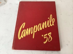 1958 WOODROW WILSON HIGH SCHOOL HS YEARBOOK LONG BEACH, CA CAMPANILE - Picture 1 of 7