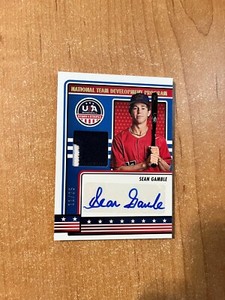 2023 Stars & Stripes - Sean Gamble - National Development Team Patch Auto 11/25