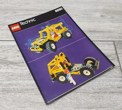 LEGO 8850 MANUALE ISTRUZIONI TECHNIC 1990 VINTAGE INSTRUCTION MANUAL - Immagine 1 di 2