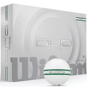 WILSON DUO SOFT TRK360 GOLF BALLS / WHITE DOZEN PACK / MULTIBUY / NEW 2025 MODEL - Picture 1 of 4