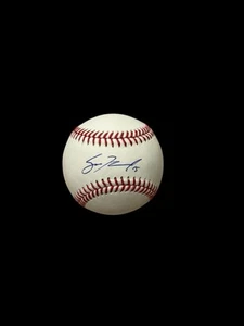 Sean Newcomb Signed Baseball MLB HOLOGRAM COA Atlanta Braves Autograph - Picture 1 of 2