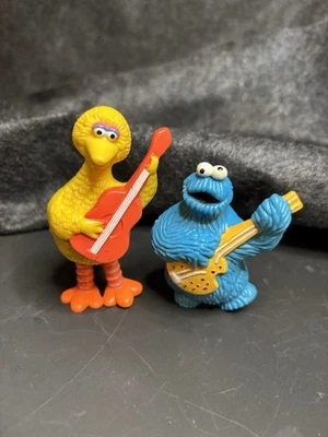 Figuras de PVC Seame Street 1982 Big Bird & Cookie Monster CTW Muppet Inc de colección Foto 1 de 3