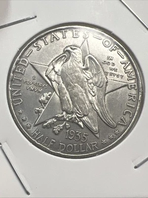 1935 Texas Commemorative Silver Half Dollar - Image 1 of 4