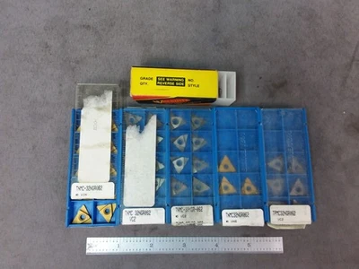 Lote 38x Torno de inserción de carburo de valenita triángulo TPMC 32NGR062 TNMC 32NGR062 VC2 Foto 1 de 3