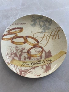 12 Days of Christmas Noble Excellence Porzellan "Fünf goldene Ringe" - Bild 1 von 3