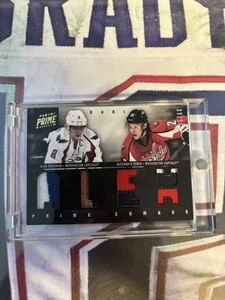 2011-12 Panini Prime /50 Dual Materials Alex Ovechkin, Alexander Semin #18 /50 - Picture 1 of 2