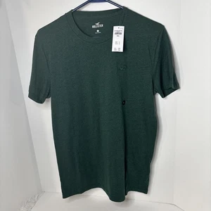 Hollister Must Have Collection Green T Shirt Crew Neck Short Sleeve Small - Picture 1 of 6