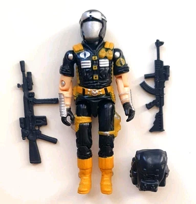 GI Joe Black Major COBRA VIPER Figura Personalizada Junta Tórica Completa 3.75 1986 Estilo Foto 1 de 4