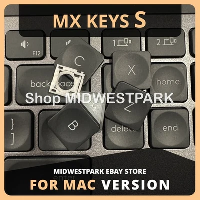 Logitech MX Keys S for Mac Keyboard ~ Replacement Key & Switch Part ~ Space Gray - Image 1 of 4