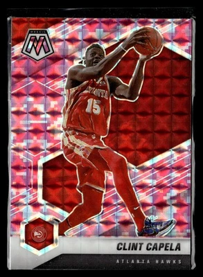 2020-21 Panini Mosaic Camo Pink #102 Clint Capela Atlanta Hawks - Image 1 of 2