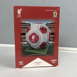 Liverpool FC BRXLZ 3D Club Crest Soccer Ball Construction Kit 687 Pieces - Picture 1 of 5