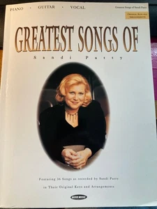 Greatest Songs of Sandi Patty Piano Guitar Vocal 36 Songs CLASSICS ORIGINALS VG+ - Bild 1 von 2