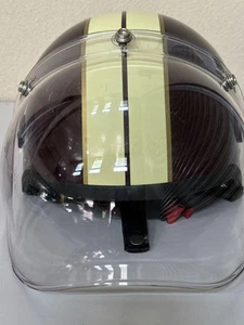 Vintage Motorcycle Helmet Free Size Stylish Comfortable fit F/S from Japan - Imagen 1 de 4