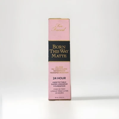 Too Faced Born This Way Matte Oil Free 24 Hr Foundation-Tiramisu. 1oz NIB - Image 1 of 3