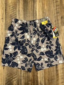 Speedo 2-Way Stretch Swim Trunks Shorts Bathing Suit Blue Gray Men’s S 28-30” - Picture 1 of 24