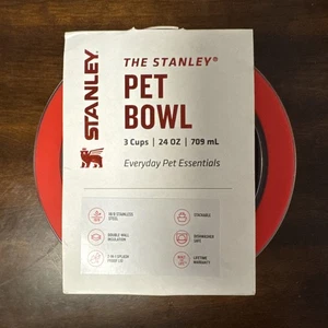🎄❤️ Candy Cane Red - Stanley 24oz Pet Bowl 🔥 Target Exclusive Gift! - Picture 1 of 6