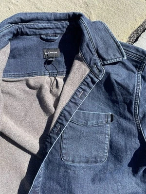 Camisa/chaqueta Frank And Oak Denim forrada de lana con botones nueva sin etiquetas talla XL Foto 1 de 4