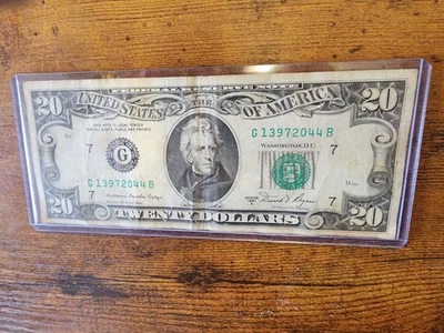 1985 $20 Dollar Bill Collectible Currency Old Money #2 - Image 1 of 2