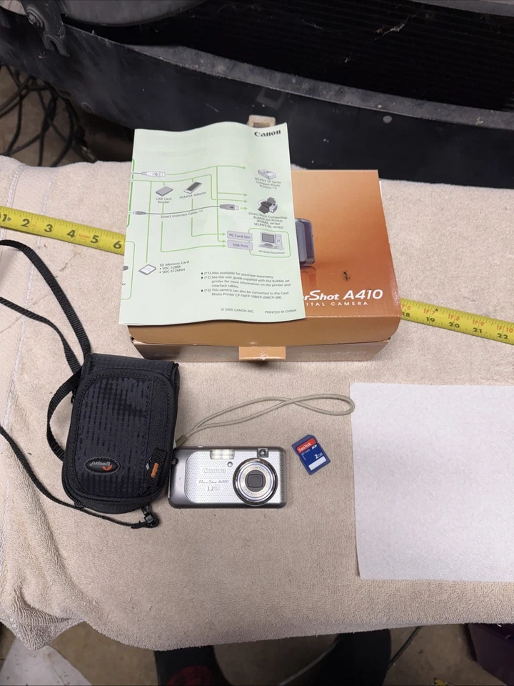 Canon PowerShot A410 3.2MP Digital Camera Silver – tested - Image 1 of 4