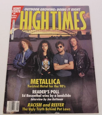 HIGH TIMES MAGAZINE May 1990 - METALLICA!! - Image 1 of 4