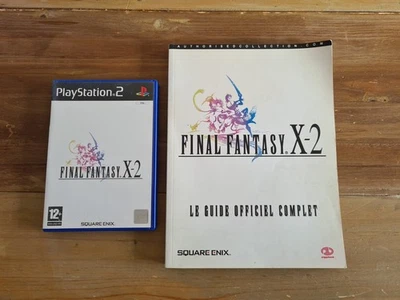 Lot PS2 Final Fantasy X-2 (10-2) + Guide officiel FF - jeu PAL FR Square ENIX - Photo 1/4