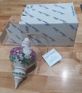 Prinzessinnenhaus Winterblüte 1454 Porzellan Ornament mit Box handbemalte Etiketten - Bild 1 von 5