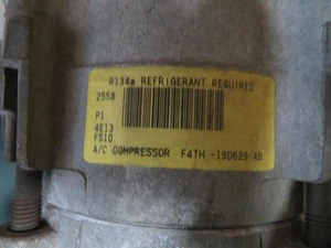 AC Compressor Integral AC Fits 94-95 FORD E350 VAN 127844 - Picture 1 of 2