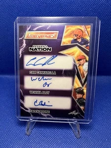 2025 Leaf Baseball Nation Cannarella Aloy Bodine Emergence 3 Auto Purple /8 E3-5 - Bild 1 von 2