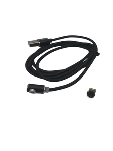 Cable usb-A con conector Lightning, acodado e imantado un metro - Imagen 1 de 3