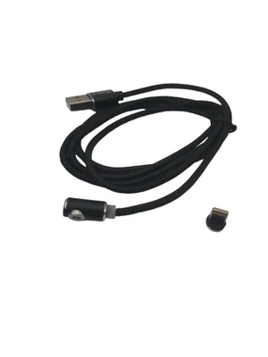 Cable usb-A con conector Lightning, acodado e imantado un metro - Imagen 1 de 3