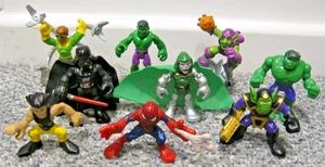 Playskool Marvel Super Hero Squad Heroes Doctor Doom Octopus Wolverine Bundle x9 - Picture 1 of 11