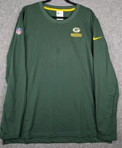 Camisa de manga larga Green Bay Packers Nike Dri-FIT UV Sideline Coach 2024 para hombre XL - Imagen 1 de 9