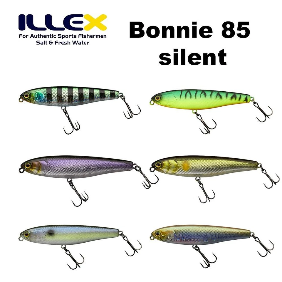 Illex Bonnie 85 silent 8,5cm 9,1g Schwimmend Wobbler lippenloser Köder - Bild 1 von 1