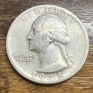 1945-S 25c Washington Quarter Actual Coin Please Checkout My Other Inventory - Picture 1 of 2