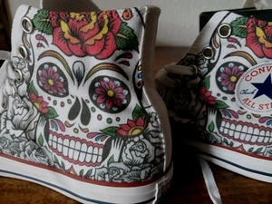 Converse Größe 40 Handarbeit Aus Italien  Ungetragen. ❤️über   den ☠️ hinaus. - Bild 1 von 7