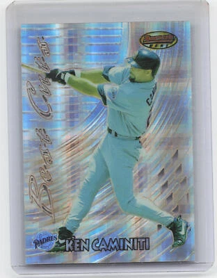 1997 Bowman's Best #BC9 Ken Caminiti Best Cuts Atomic Refractor - Image 1 of 2
