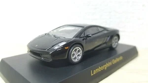 Kyosho 1/64 LAMBORGHINI GALLARDO BLACK diecast car model - Picture 1 of 3