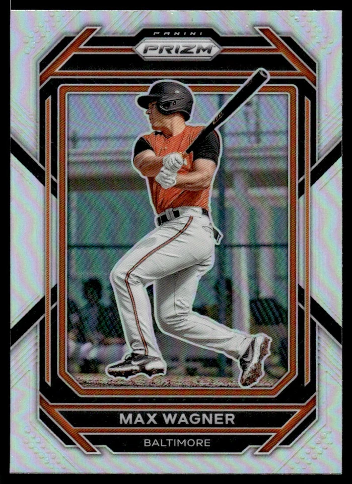 2023 Panini Prizm HOLO PRIZM Max Wagner Baltimore Orioles #164 - Image 1 of 2