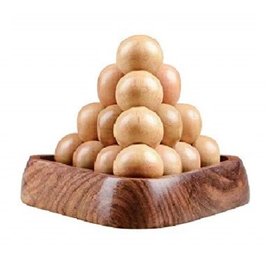 Pyramid Ball Fancy - 3D Wooden Brain Teaser Puzzle best Gift for Kids - Image 1 of 4